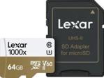 Lexar Pro 1000X microSDXC 64GB 150R/90W UHS-II U3 Class 10 (LSDMI64GCB1000A)