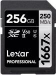 LEXAR PROFESSIONAL 1667X - KARTA PAMIĘCI SDXC 256GB 250/90MB/S V60 UHS-II U3 C10 843367114962