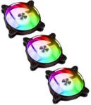 Lian Li Br120 Digital Rgb Pwm Fan 3-Pack + Controller, Black - 120Mm (Luli010)