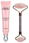 Lierac Hydragenist Eye gel + Pink Roller Zestaw Nawilżąjąco Wygładzający Żel Pod Oczy 15ml Z Różowego Kwarcu 1szt.