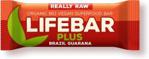 LIFEFOOD baton z orzechami brazylijskimi i guaraną raw BIO 47 g