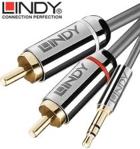 Lindy Cromo Line 35332 Kabel mini Jack 3.5mm 2x RCA 0,5m