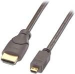 Lindy Kabel HDMI-A - HDMI Micro-D Micro HDMI - HDMI 2m Czarny (41353)