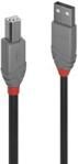 Lindy Kabel USB 2.0 A-B czarny Anthra Line 2m LY36673
