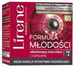 Lirene, Formuła Młodości, 55+/65+, odbudowujący krem- eliksir na noc, 50 ml