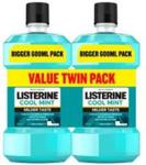 Listerine Cool Mint Płyn Do Płukania 2 X 600 Ml