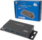 Logilink 4-Portowy Hub Usb 3.0, Aktywny, Metalowa Obudowa (UA0149)