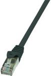 LogiLink Kabel sieciowy CAT 6 F/UTP AWG 26/7 RJ45 3 m Czarny (52792022018)