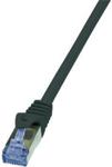 LogiLink Kabel sieciowy CAT 6A S/FTP AWG 26/7 RJ45 1 m Czarny (52792020281)