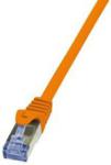 LogiLink Kabel Sieciowy Cat.6A S/FTP AWG 26/7 RJ45 3m Pomarańczowy (CQ3068S)