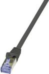 LogiLink Kabel Sieciowy Cat.7 S/FTP AWG 26/7 RJ45 0.25m Czarny (CQ4013S)