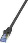 LogiLink Kabel Sieciowy Cat.7 S/FTP AWG 26/7 RJ45 1m Czarny (CQ4033S)