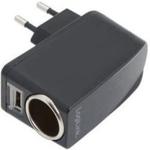 LogiLink LOGILINK - Ładowarka sieciowa USB + złącze zapalniczki samochodowej (PA0046)