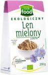 LOOK FOOD EKOLOGICZNY LEN MIELONY ODTŁUSZCZONY 100% 200G