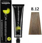 Loreal Inoa Farba do włosów bez amoniaku 8.12 Jasny blond popielato opalizujący 60g