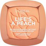 LOreal Paris Wake Up & Glow Life´s a Peach róż 01 Peach Addict 9g