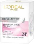 L'Oreal Triple Active Oczy Krem nawilżający pod oczy 15 ml