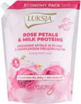 Luksja Creamy Rose Petals & Milk Proteins Kremowe Mydło W Płynie Opakowanie Uzupełniające 1500ml