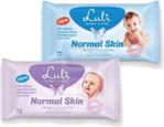 Luli Baby Care Nawilżane Chusteczki 72szt Dla Dzieci Normal Skin