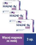 MAGNE-B6 MAX 3 x 50 szt. Magnez, witamina B6 w tabletkach.