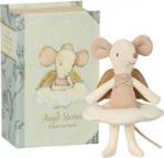 Maileg myszka aniołek Angel Stories Big Sister Mouse in Book 12 cm