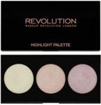 Makeup Revolution Highlighter Palette Paleta 3 rozświetlaczy do twarzy i ciała Highlight