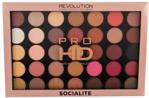 MAKEUP REVOLUTION PRO HD AMPLIFIED 35 PALLETE SOCIALITE Paleta 35 cieni do powiek