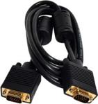 Manhattan Kabel monitorowy SVGA HD15 M/HD15 M 15m z ferrytem czarny