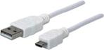 MANHATTAN KABEL USB HI-SPEED USB 2.0 A - MICRO-B M/M 0,6M (326568) (326568)