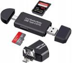 MAREC CZYTNIK KART SD MICRO SD USB USB-C MICRO USB 3W1 (MAREC2536)