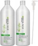 Matrix Biolage FiberStrong Zestaw do włosów cienkich i łamliwych szampon 1000ml + odżywka 1000ml + pompka