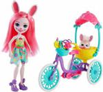 Mattel Enchantimals - Bree Bunny lalka na rowerze FWC56 FVD82