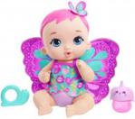 Mattel My Garden Baby Bobasek-Motylek Karmienie i przewijanie Lalka różowa GYP09 GYP10