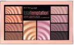 Maybelline Total Temptation Shadow + Highlight Palette paleta cieni i rozświetlaczy 12g