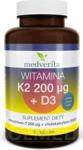 Medverita Wit. K2 MK-7 200mcg + D3 2000- 120kaps.