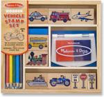 Melissa & Doug Drewniane Pieczątki Stempelki Pojazdy 12409