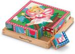 Melissa & Doug Drewniane Sześcienne Puzzle Wróżki I Księżniczki