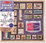 Melissa & Doug Jumbo Drewniane Pieczątki Stempelki Ogród Wróżki 12424