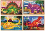 Melissa & Doug Poczwórne Puzzle Dinozaury 13791