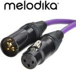 Melodika Kabel 2 x XLR MD2X10 1m