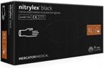 Mercator Medical Rękawice Nitrylowe Nitrylex Black XL 100szt.