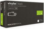 Mercator Medical Rękawice Winylowe Vinylex Black S 100szt.