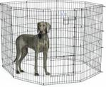 Midwest Life Stages Exercise Pen Kojec Metalowy Dla Psa 61X122Cm Z Dzielonymi Drzwiczkami