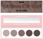 MIYO FIVE POINTS PALETTE Paleta cieni do powiek 09 Hot Brown Cold Heart