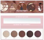 MIYO FIVE POINTS PALETTE Paleta cieni do powiek 11 Feminine Flame