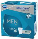 MOLICARE PREMIUM MEN PAD 2 krople Anatomiczne wkłady chłonne 14szt