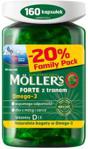 Mollers Forte z tranem 160 Kaps.