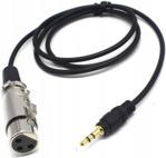 Mozos Mozos Mcable-Xlr Kabel Mikrofonowy Żeński Xlr Wtyk Jack 3,5Mm 1,5M (MCABLEXLR)