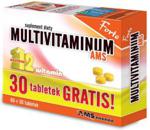 MULTIVITAMINUM AMS FORTE Tabletki zwiększony niedobór witamin 90tabl.