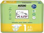 Muumi Baby Pieluszki 1 Ekologiczne Newborn 2-5Kg 25Szt